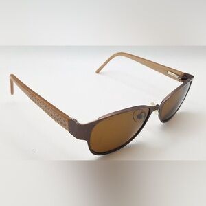 Capri DC101 Bronze Oval Sunglasses Frames Only